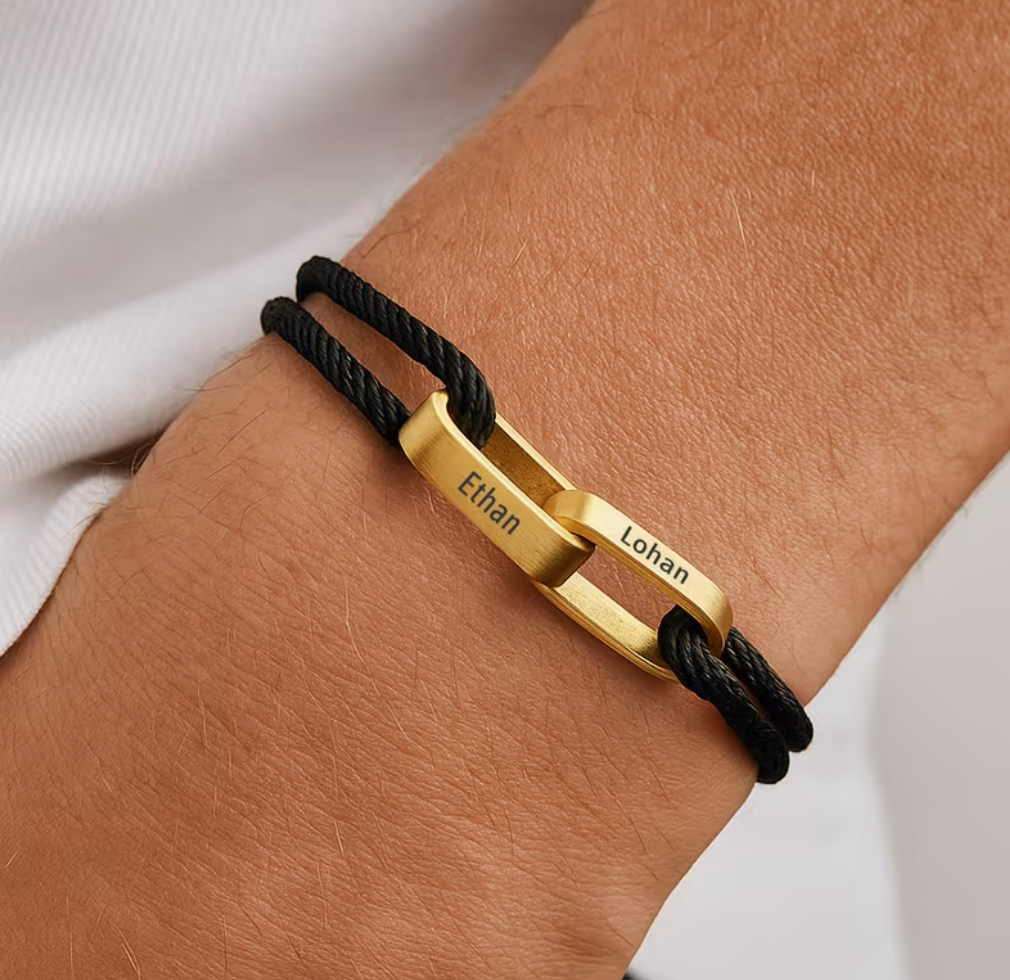 Bracelets duo personnalisés – Couple, Amitié & Promesse