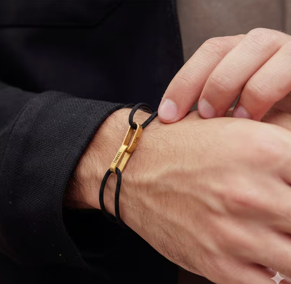 Bracelets duo personnalisés – Couple, Amitié & Promesse